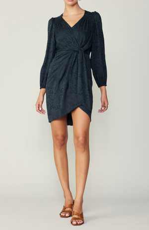 Current Air - V-neck Smocked Shoulder Dress