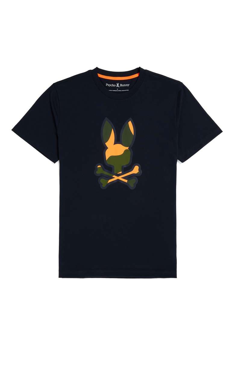 Psycho Bunny - Plano Camo Print Graphic Tee