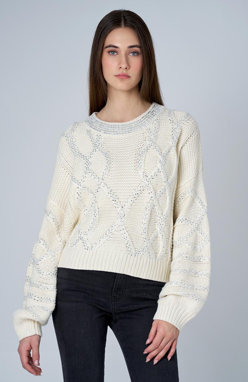 Astrid - Geometric Sweater