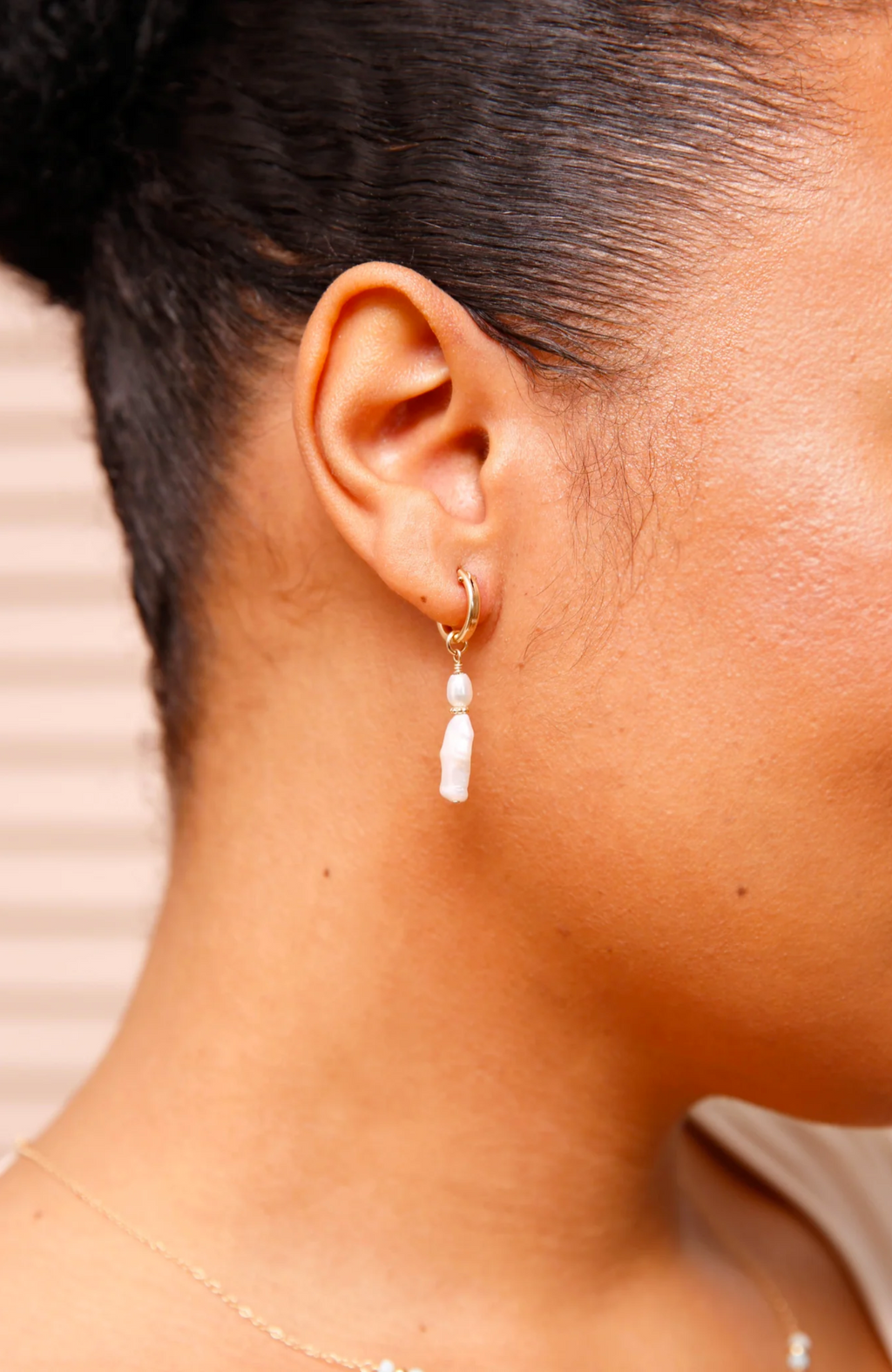 Able - Freshwater Chunky Pearl Earrings