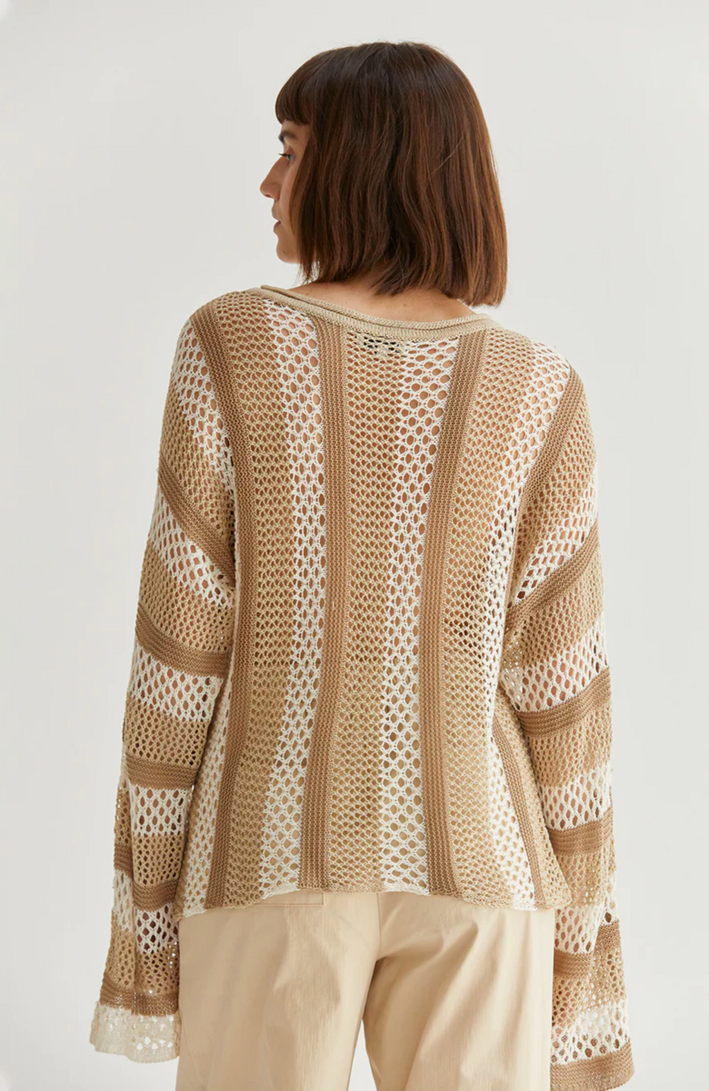Crescent - Sadie Multi Texture Crochet Top