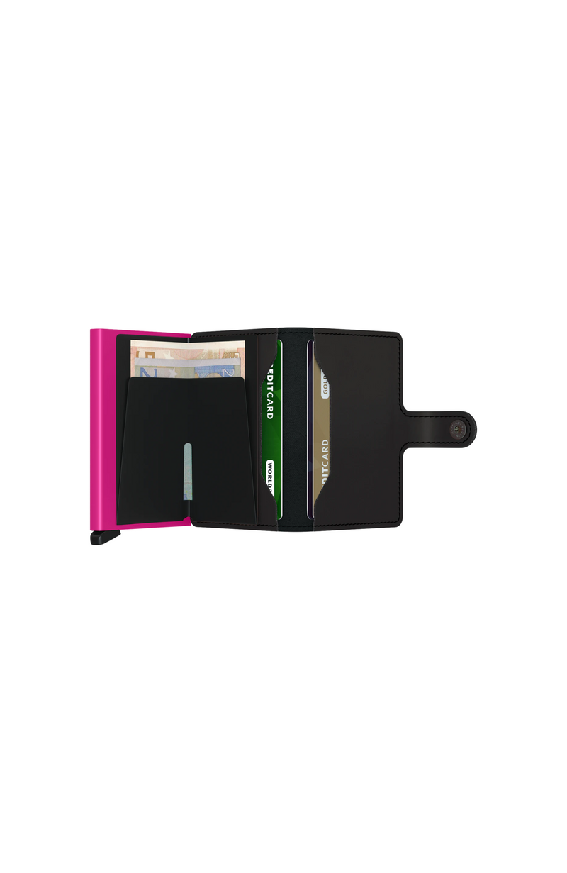 Secrid - Miniwallet Matte Black & Fuschia