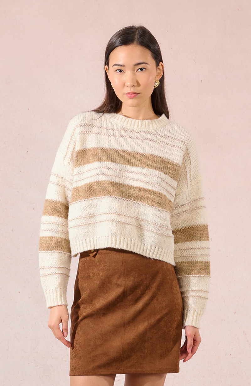 Molly Bracken - Tonal Stripe Sweater