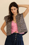 Quilted Fall Floral Vest