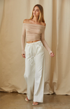 Crescent - Rena White Denim Pants