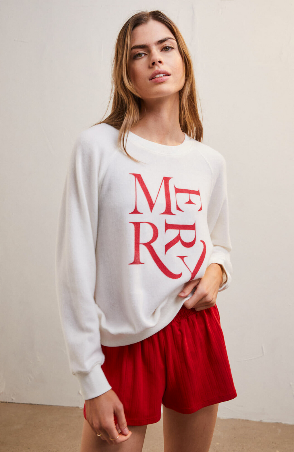 Z Supply - Cassie Merry Long Sleeve Top