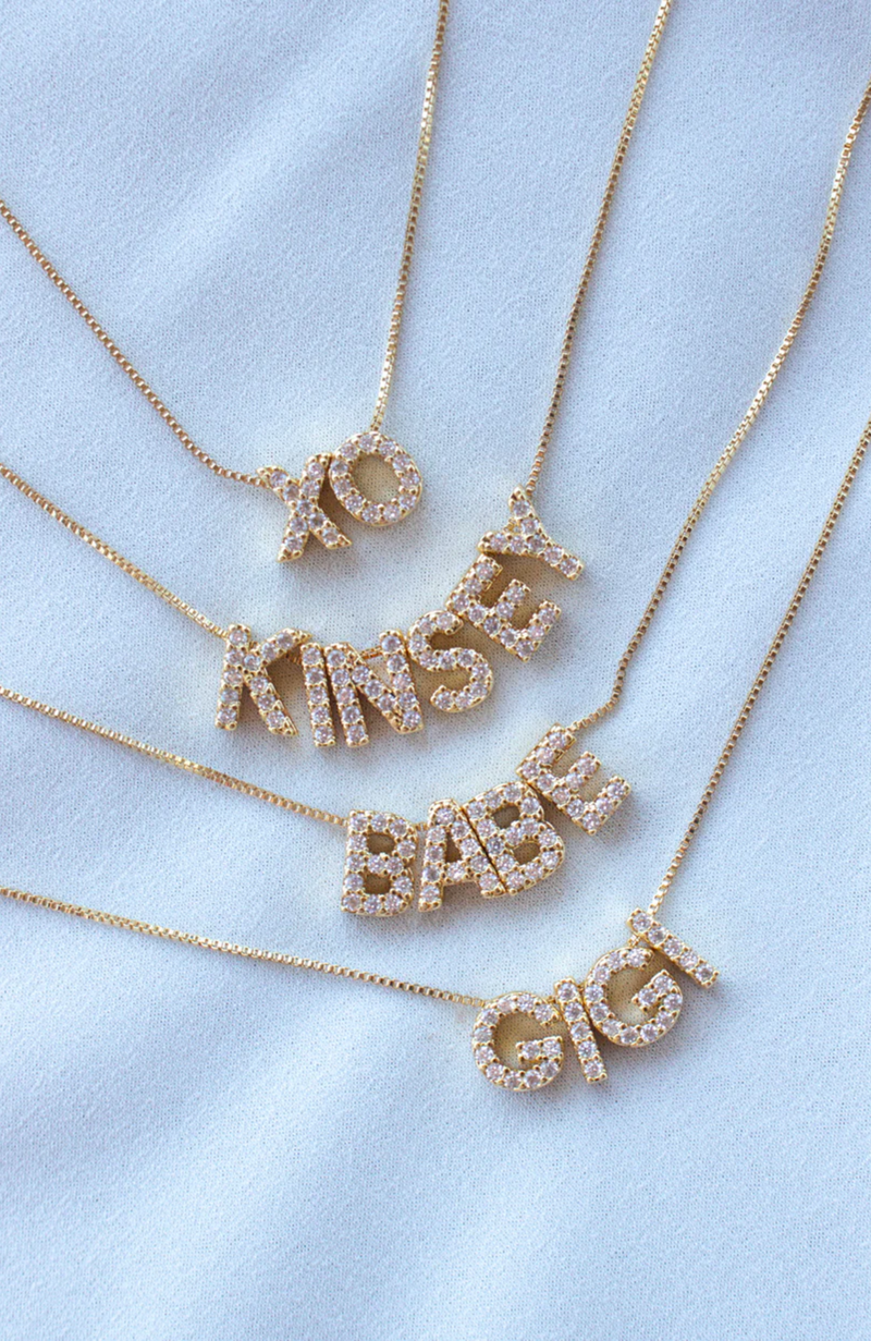 Kinsey Designs -  Initial Slide Starter Chain