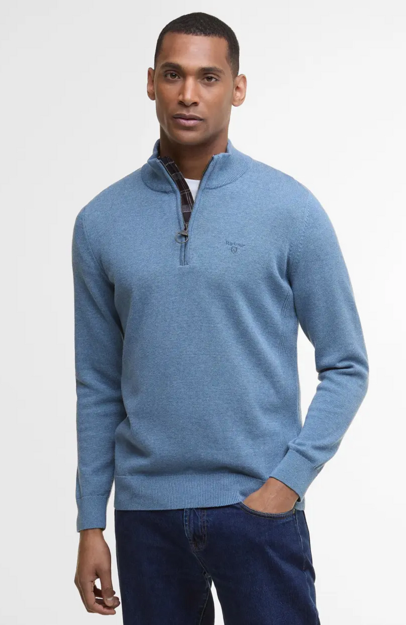 Barbour - Cotton Half-Zip Jumper