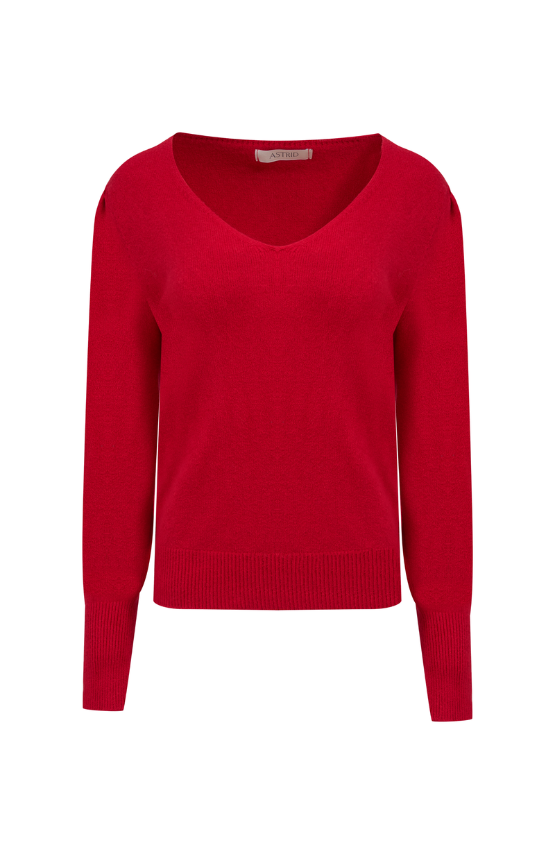 Astrid - Candy Apple Sweater