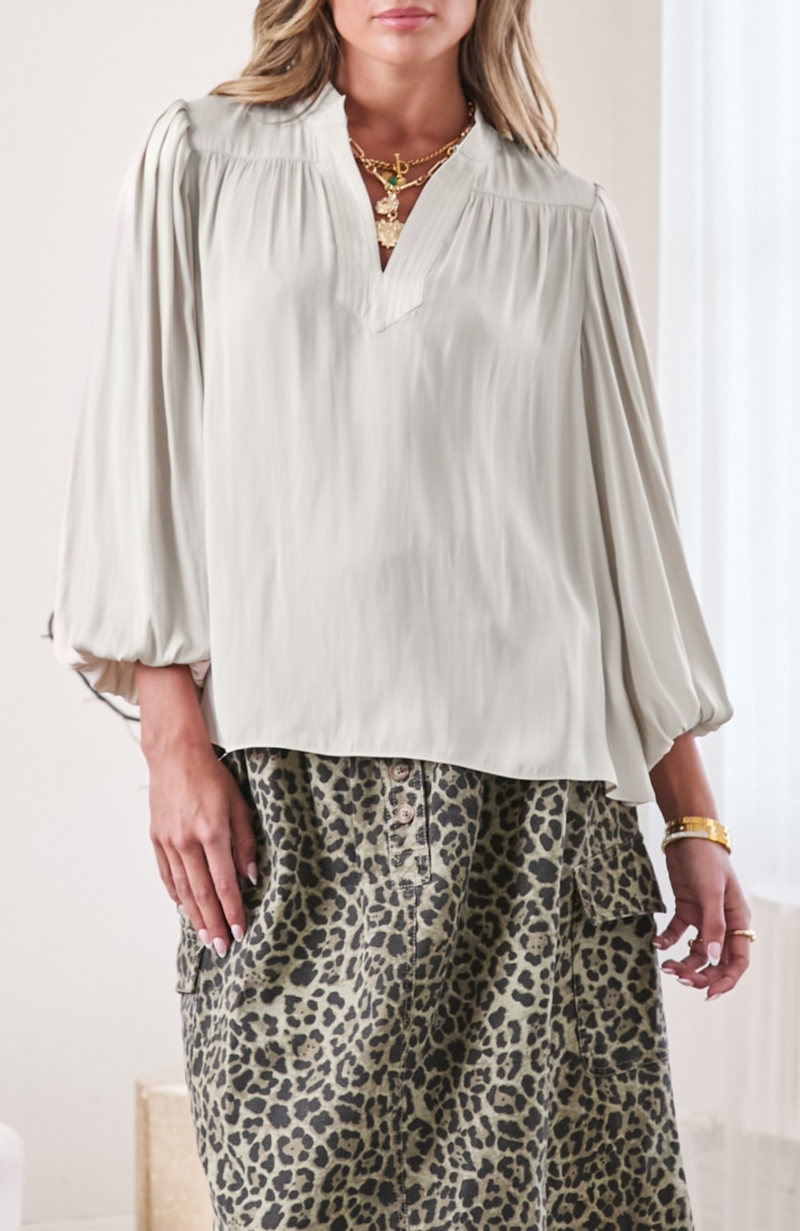 Current Air - Stand Collar Top