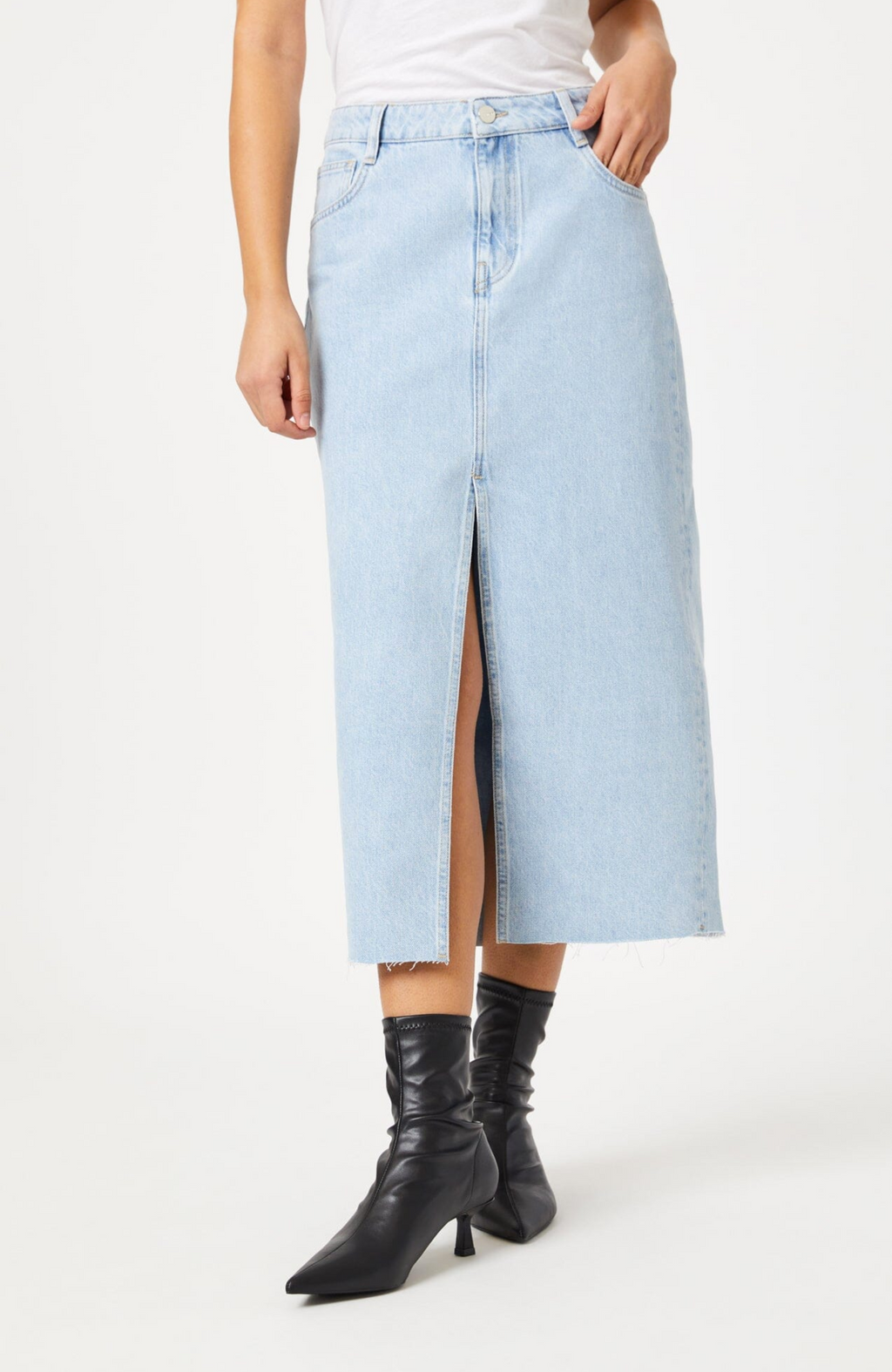 Mavi - Marin Bleached Denim Skirt