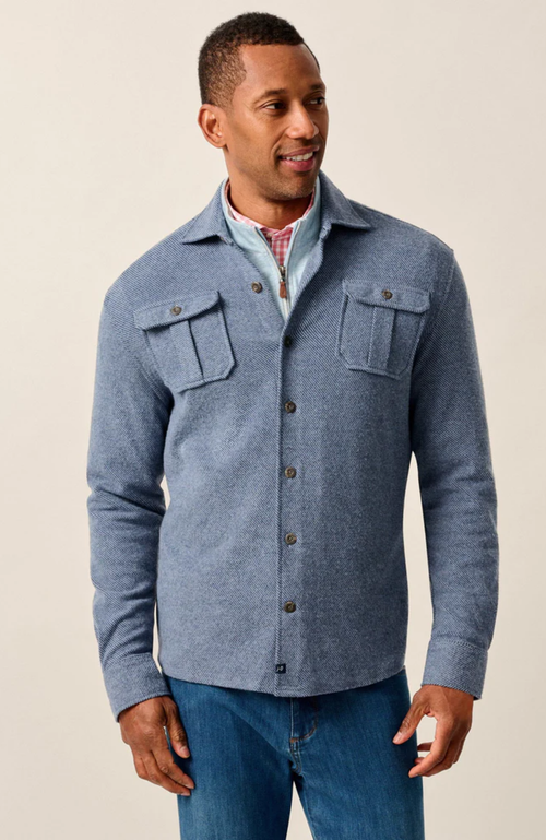 Johnnie-O - Carl Stretch Knit Flannel Lodge Shirt