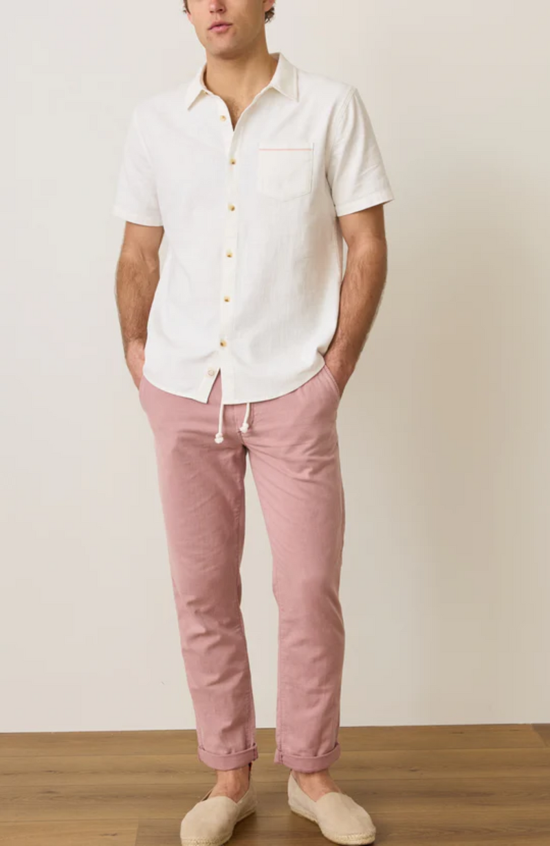 Marine Layer - Stretch Selvage Short Sleeve Shirt