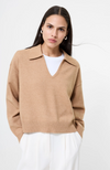 French Connection - Sloane Knit Collared Pullover