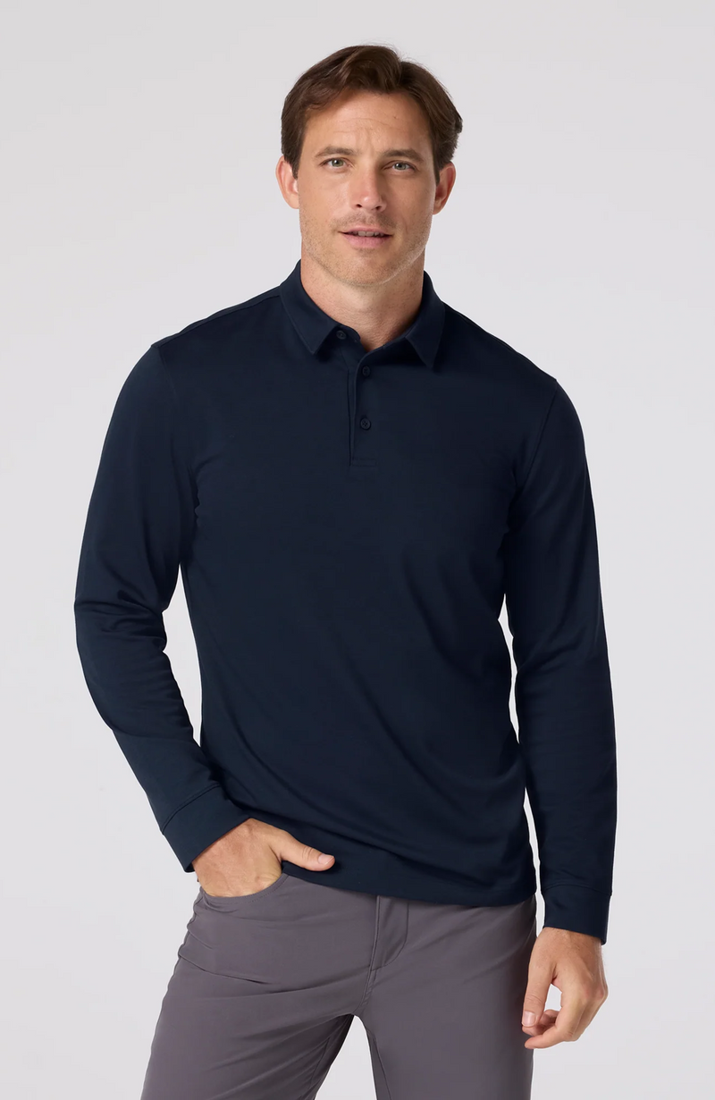 Mizzen & Main - Kent Long Sleeve Polo