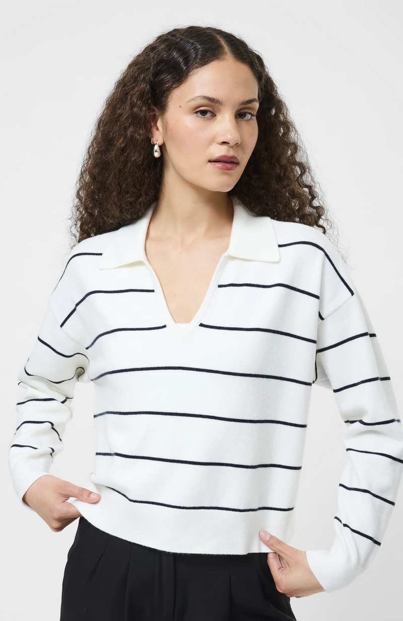 French Connection - Sloane Knit Striped Pullover