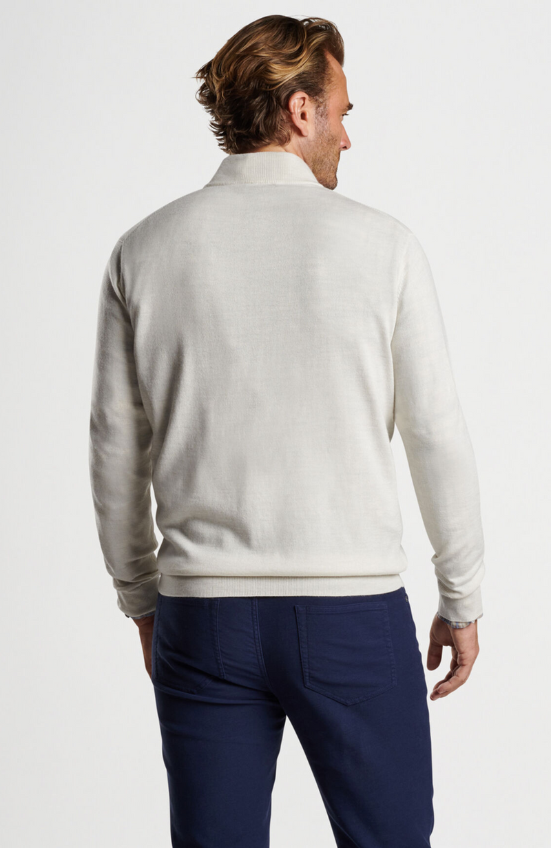 Peter Millar - Autumn Crest Suede Trim Quarter-Zip