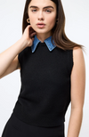 French Connection - Ellie Knit Collared Vest