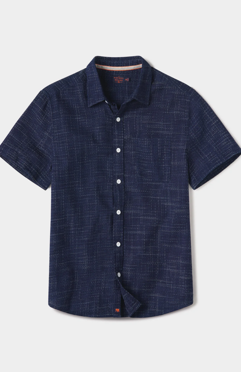 The Normal Brand - Freshwater Short Sleeve Button Up