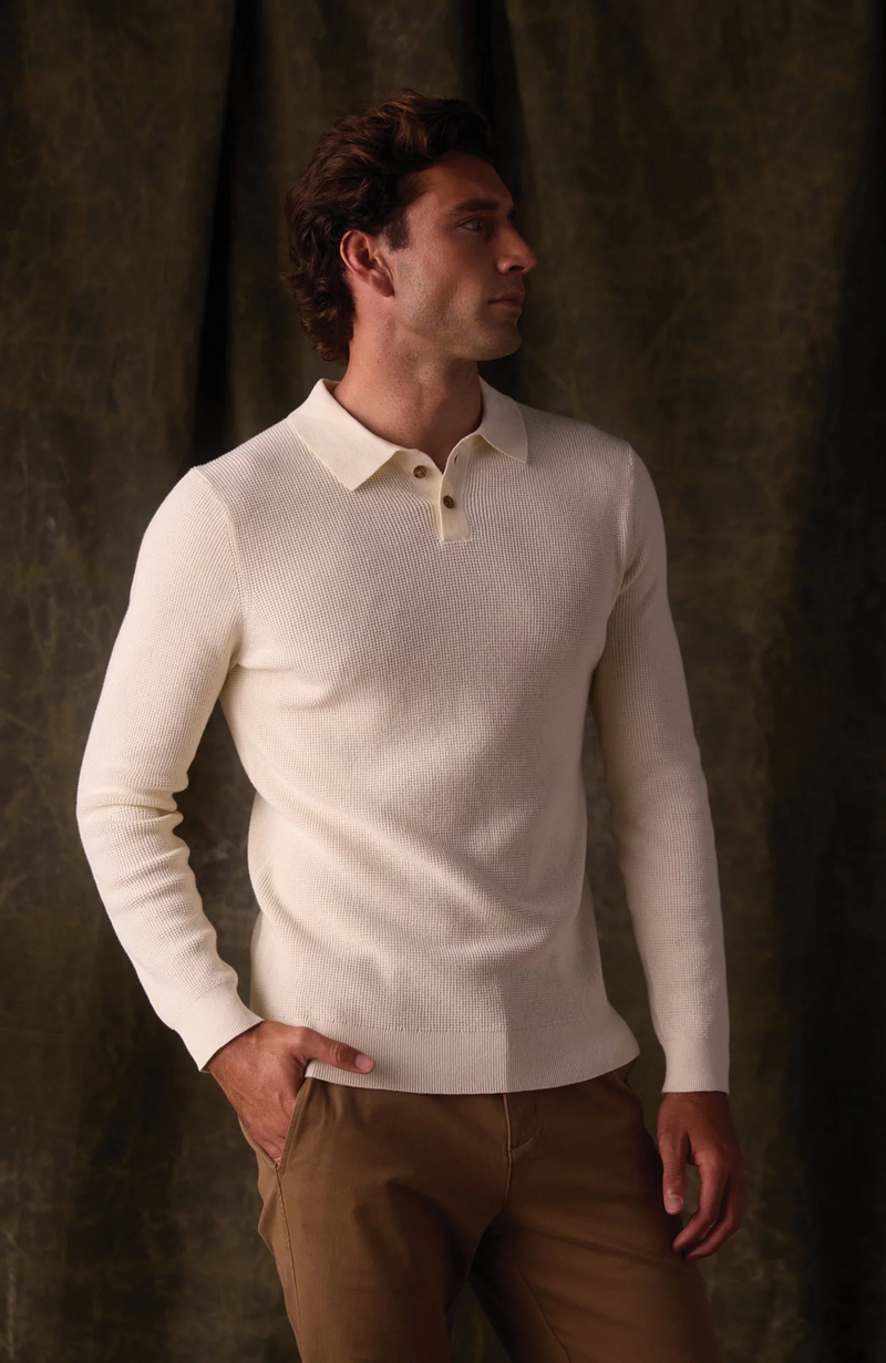 The Normal Brand - Robles Knit Waffle Stitch Polo