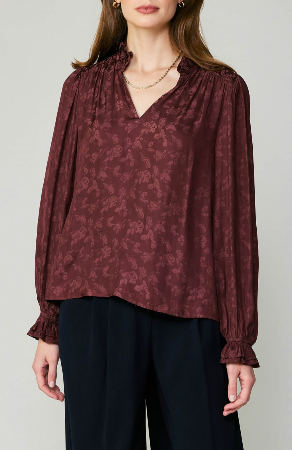 Current Air - Blouse With Floral Print