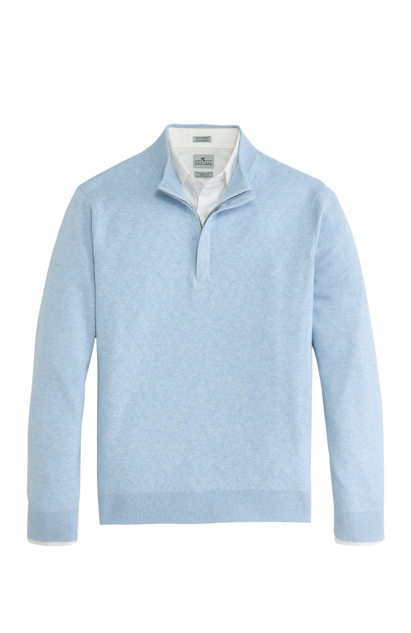 GenTeal - Bramlett Diamond Quilted Quarter Zip