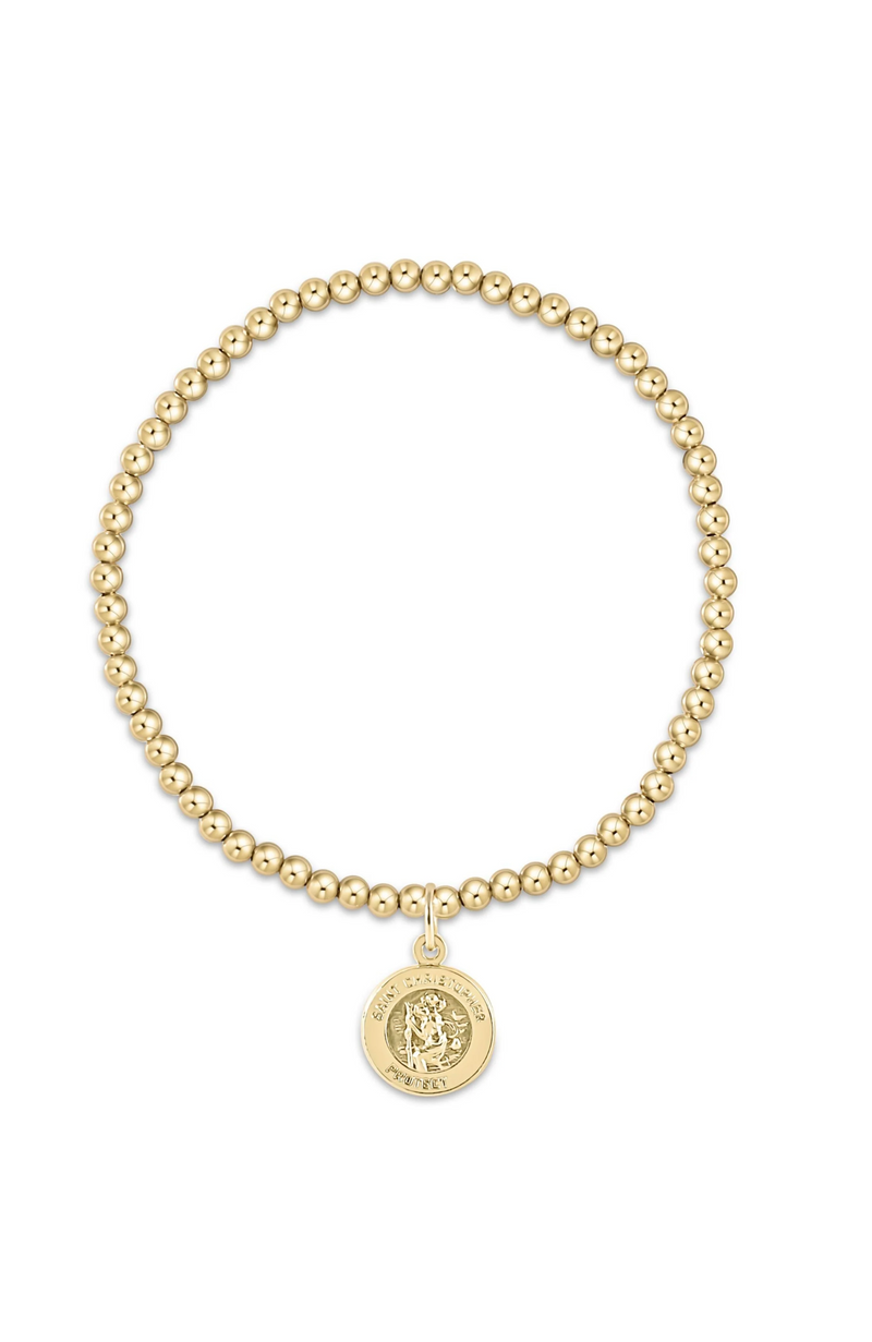 Enewton - 3mm Classic Gold Protection Disc Bracelet