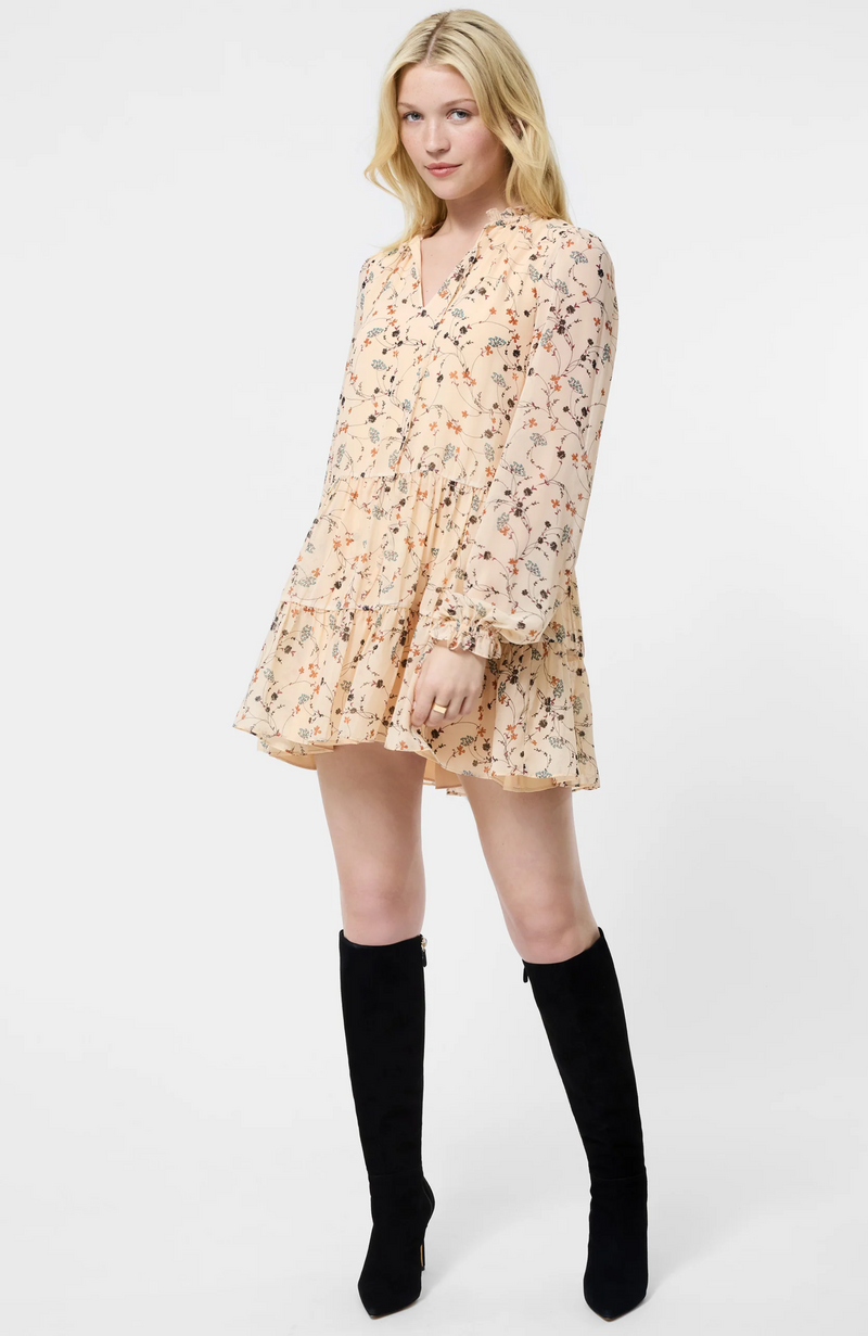 French Connection - Marina Silky Chiffon Mini Dress