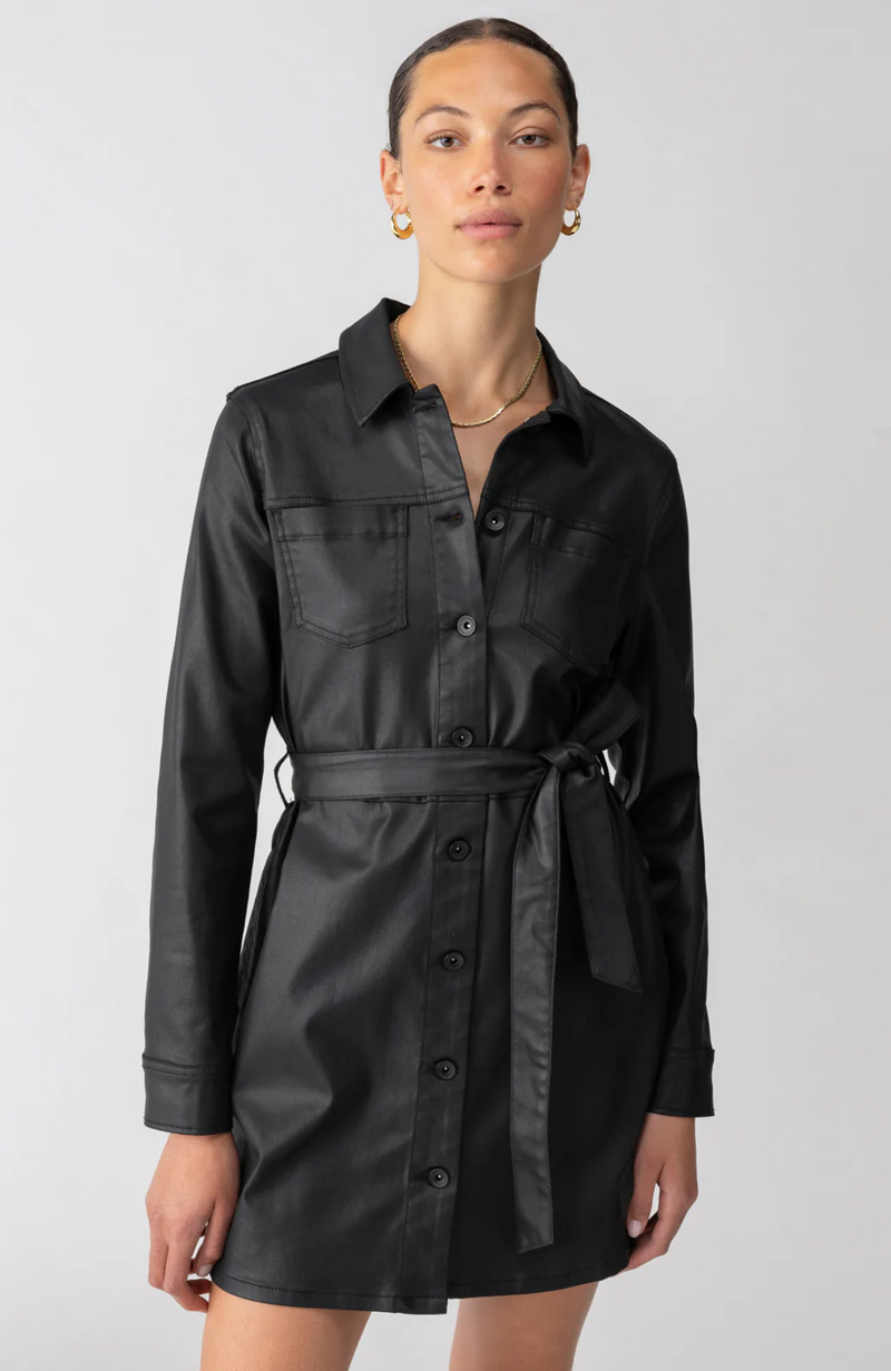 Coated Denim Dress 310 Rosemont Coated Denim Dress 310 Rosemont