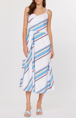 Current Air - Heart Neck Wrap Midi Dress