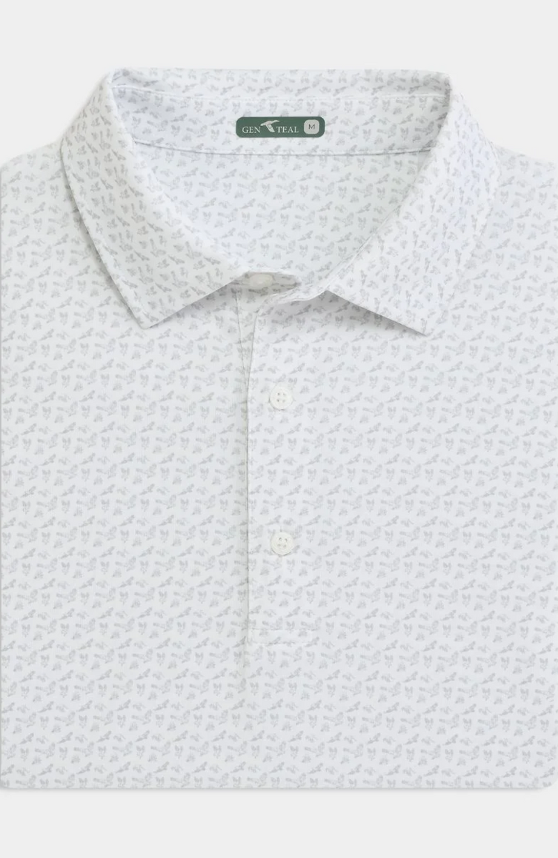 GenTeal - Birds Of Prey Printed Polo