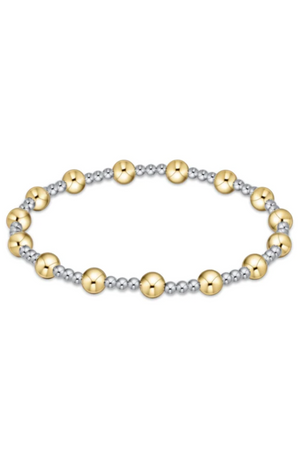 Enewton - Classic Sincerity Pattern 5mm Bead Bracelet Mixed Metal