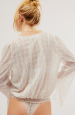Free People - Everything's Rosy Solid Bodysuit