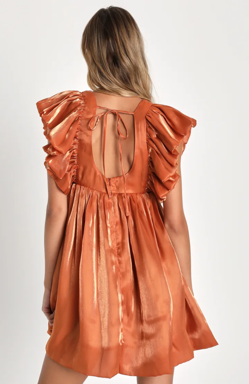 orange babydoll dress Sensational Babydoll Dress – 310 Rosemont