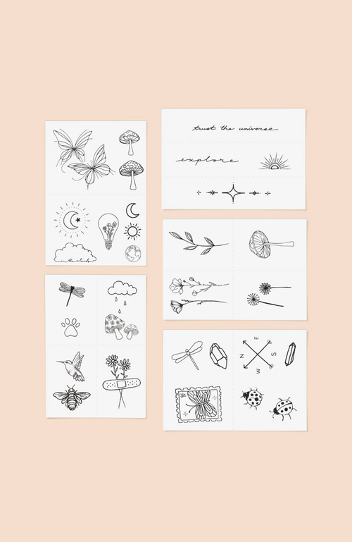 Inked - Explorer Temporary Tattoo Pack