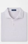 Peter Millar - Albatross Stripe Cotton Blend Pique Polo