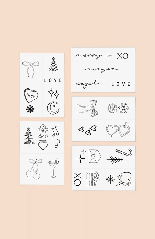 Inked by Dani - Holiday Ornament Temporary Tattoo