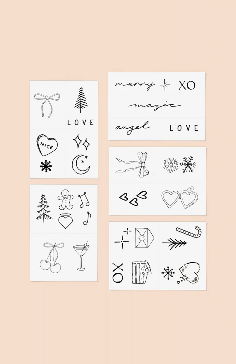 Inked by Dani - Holiday Ornament Temporary Tattoo