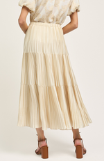 Current Air - Pleated Tiered Midi Skirt