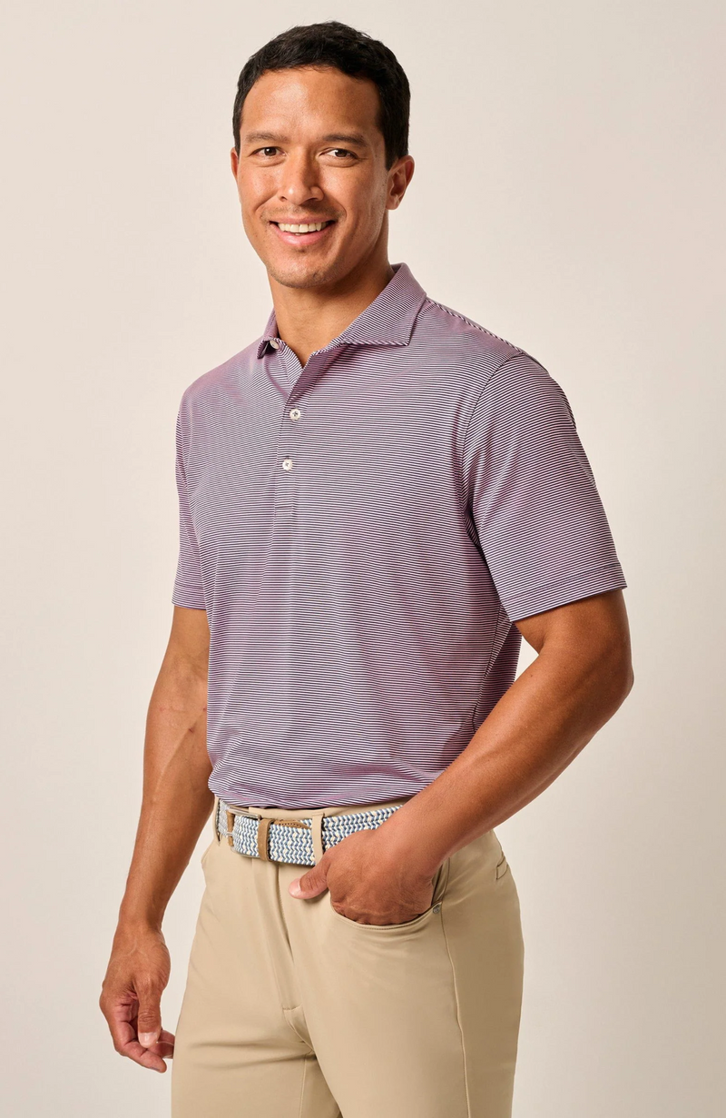 Johnnie-O - Performance Jersey Polo - Lyndonn Stripe