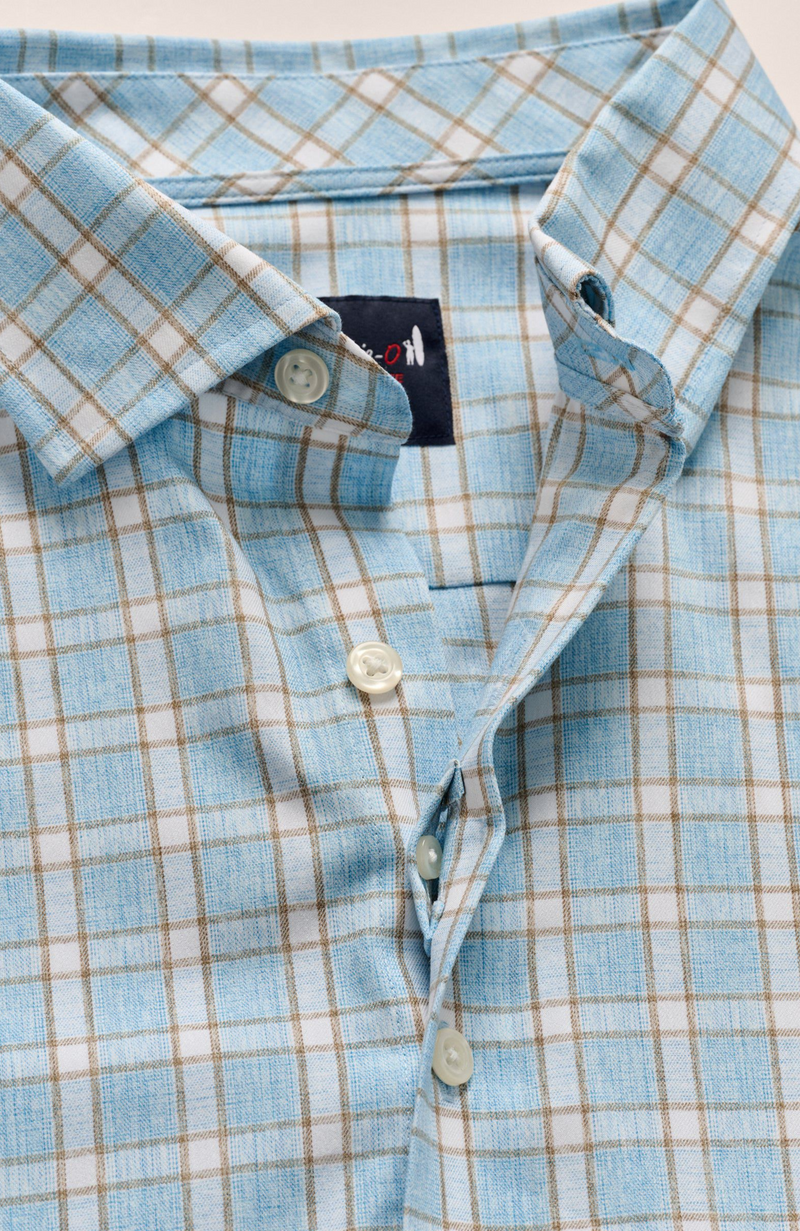 Johnnie-O - Performance Button Up Shirt - Burleigh