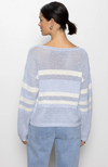 Sanctuary - Sporty Stripe Open Knit Sweater