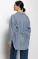 Sanctuary - Boyfriend Tie Back Shirt