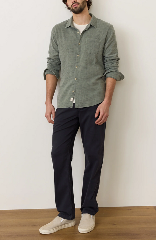 Marine Layer -  Stretch Selvage Long Sleeve Shirt