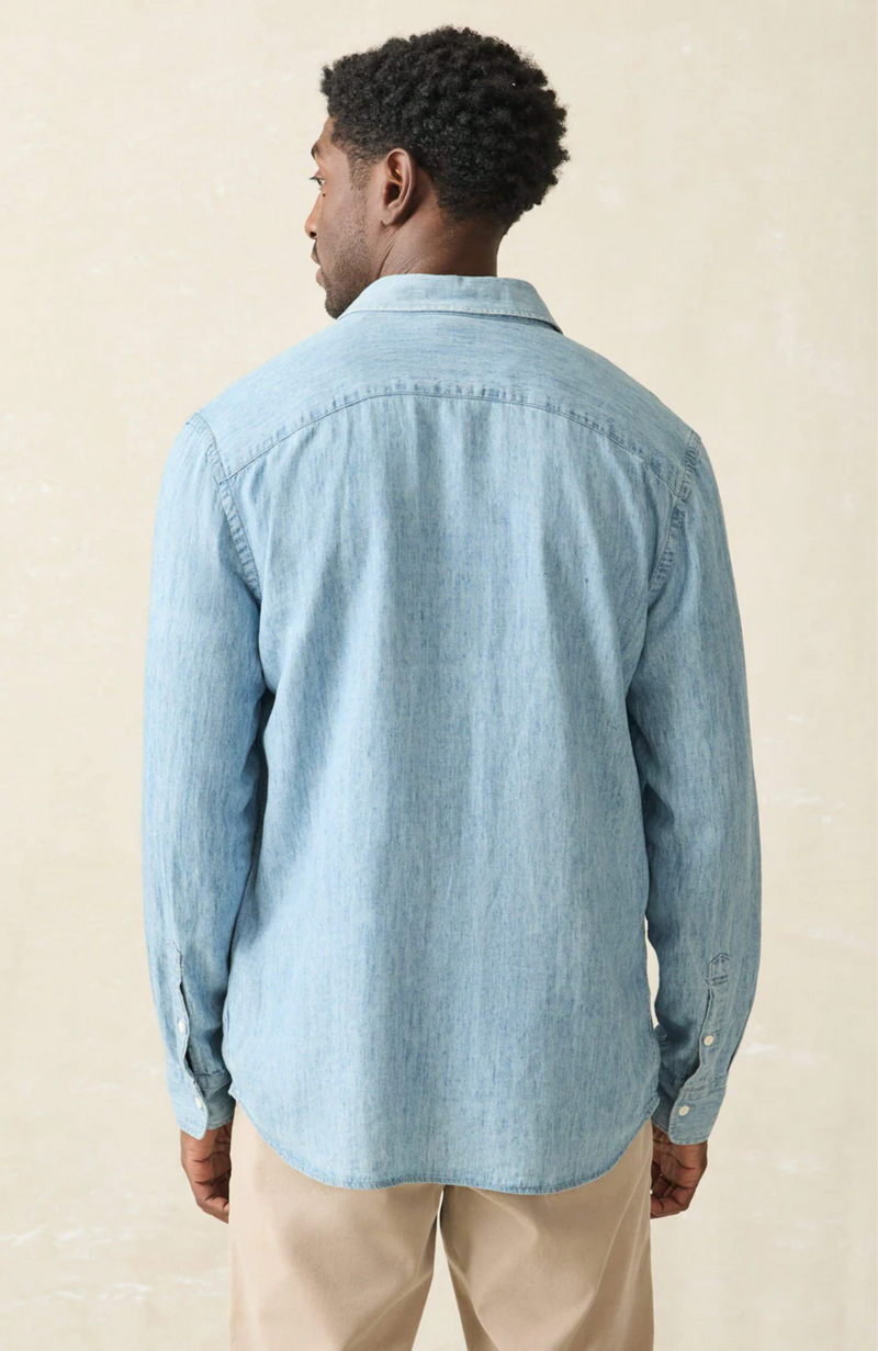 Faherty - The Tried & True Chambray Work Shirt