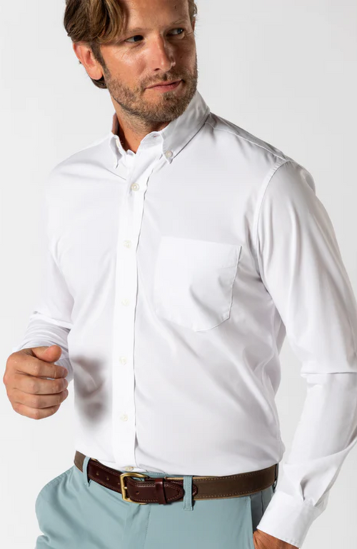 Duck Head - Performance Poplin Sport Shirt Boyce Solid