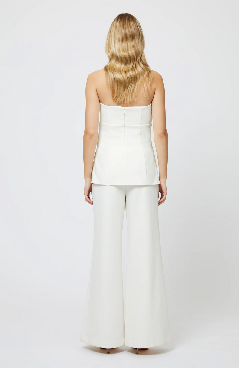 French Connection - Azra Twill Strapless Top
