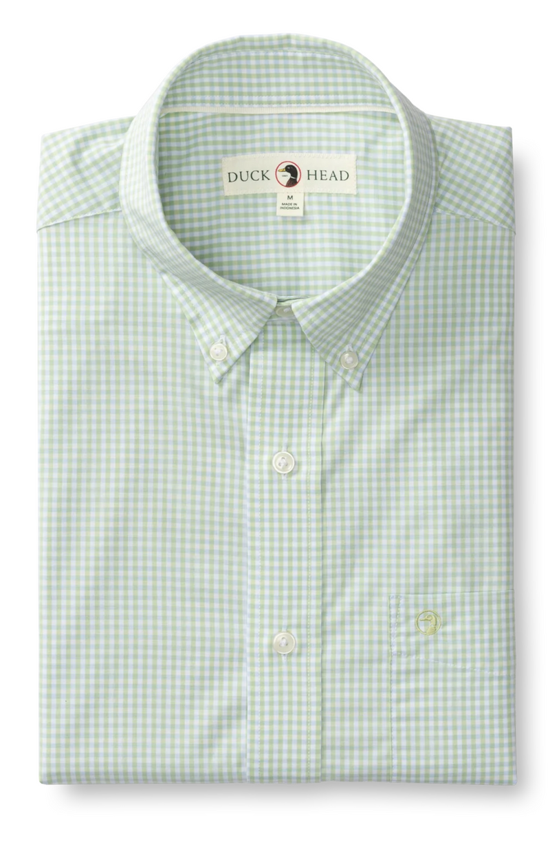 Duck Head -  Performance Poplin Sport Shirt Mitchell Gingham