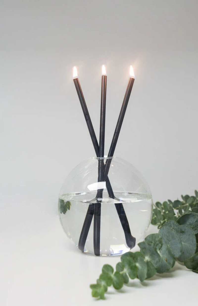 Everlasting Candle - Reusable Steel Candle Black