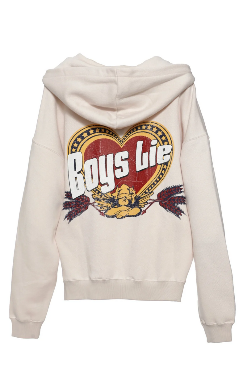 Boys Lie - Breakfast Beers Racer Hoodie